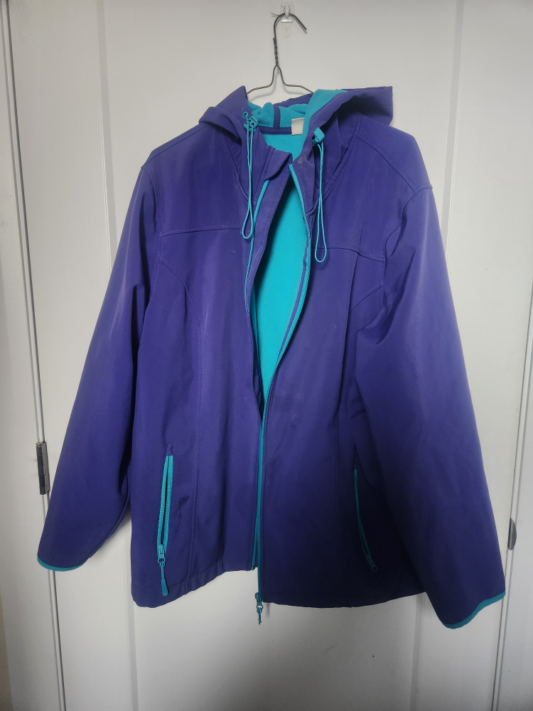 Women's Size 3X Purple Softshell Jacket