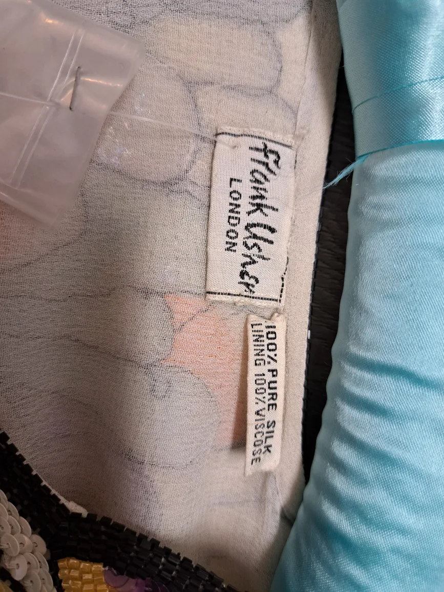 Vintage Silk & Sequined Blouse image indicator(2)