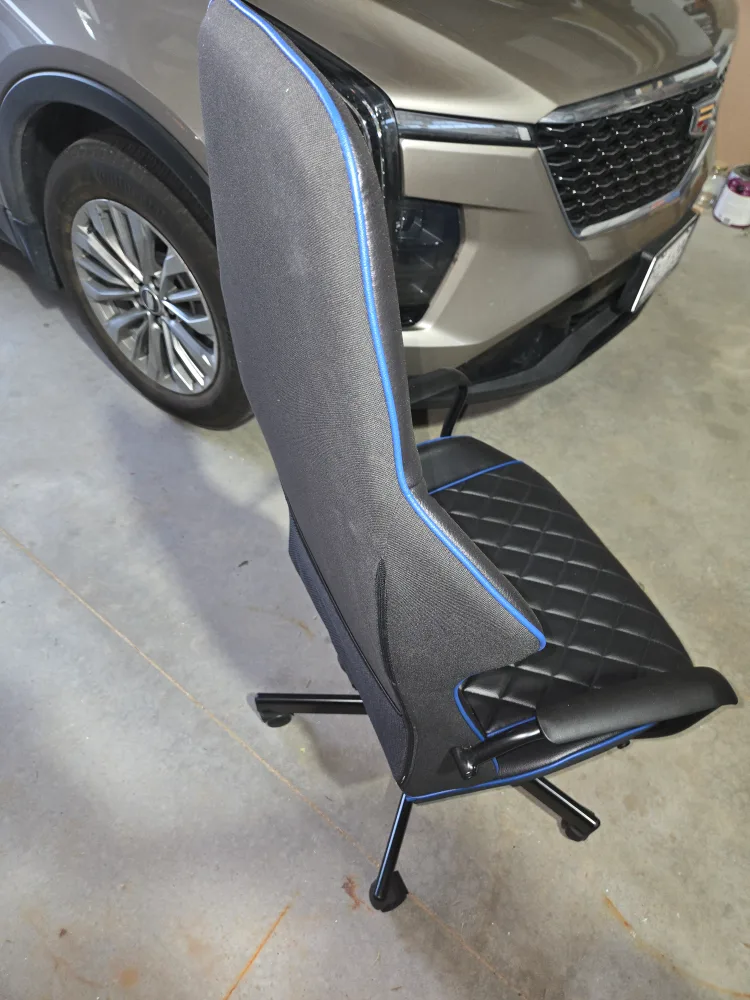 Black and Blue Gaming Chair image indicator(3)