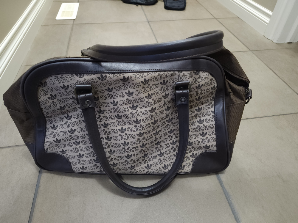 Vintage Travel Bag #ThriftyPicks