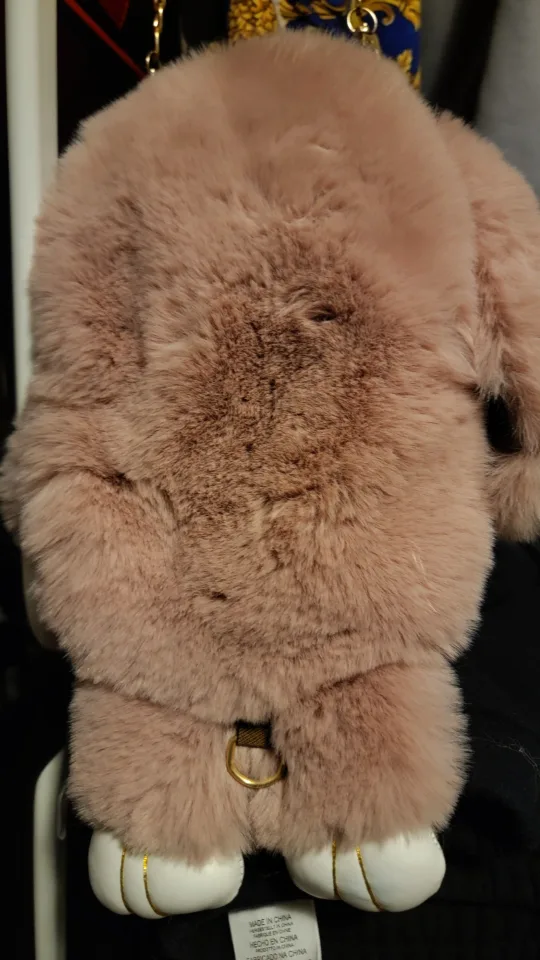 Adorable Pink Bunny Fur Bag image indicator(2)