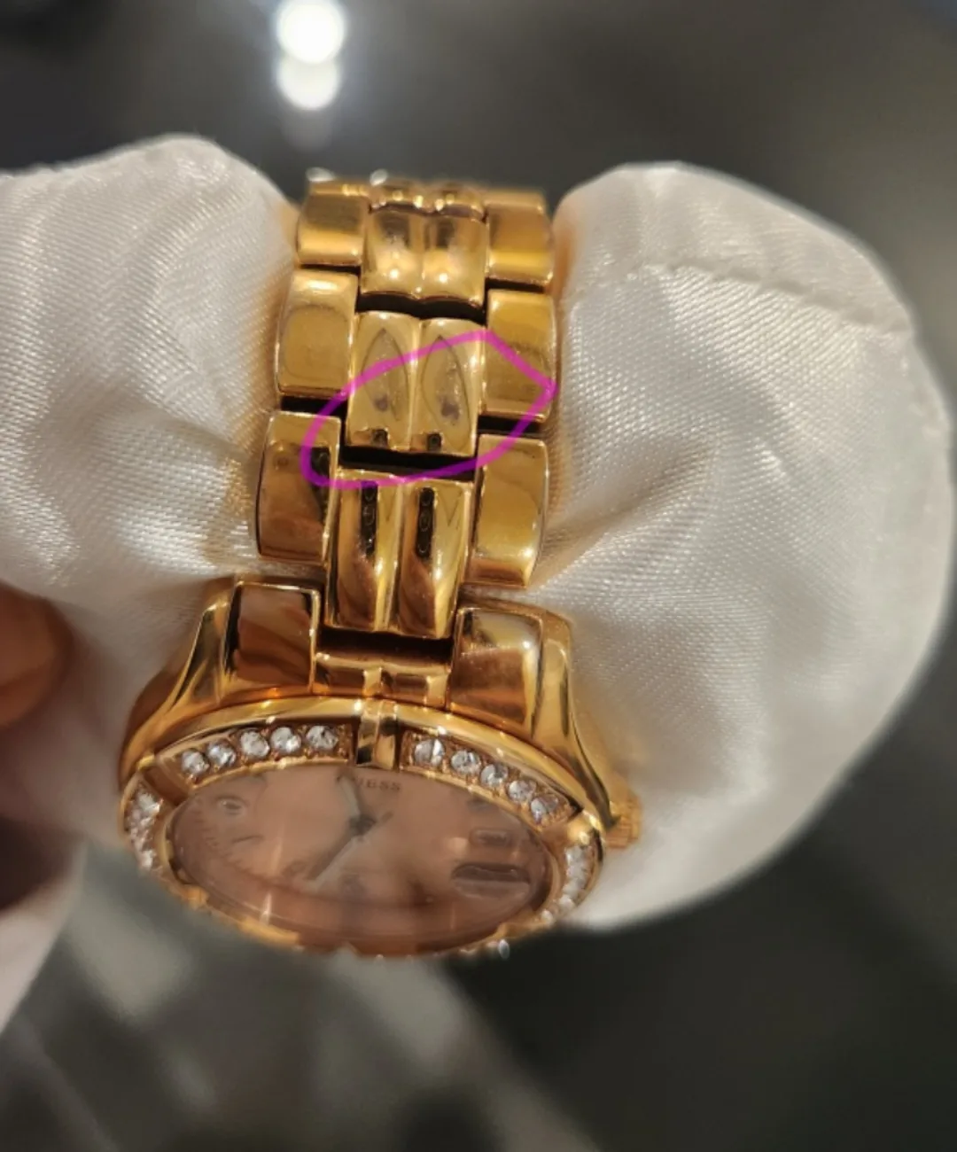 Guess Women's Rose Gold Watch with Crystals image indicator(7)