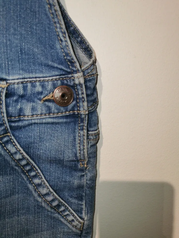 Girls' OshKosh B'Gosh Denim Overalls - Size 10a image indicator(6)