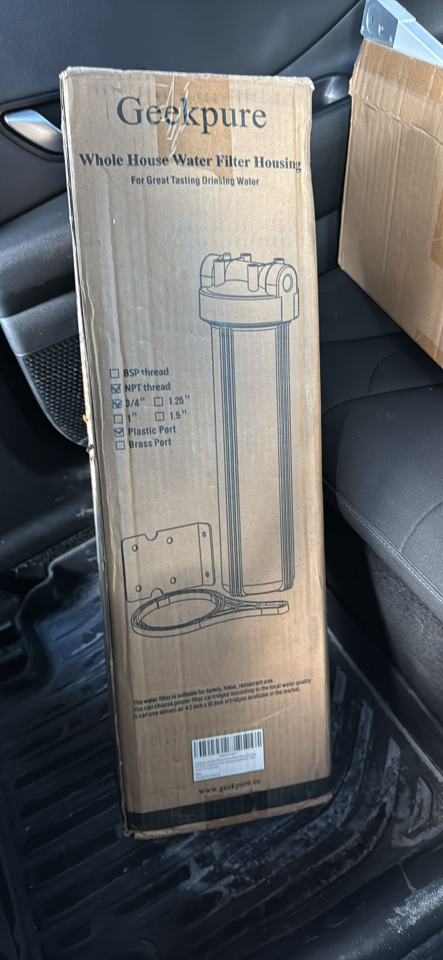 Geekpure Whole House Water Filter Housing