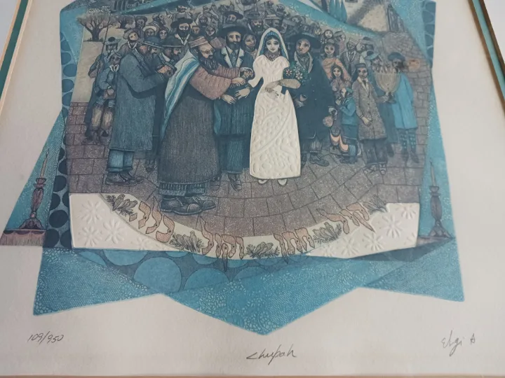 🎨🖼️ collector's item "Chupah" signed by Ebgi 109/950 image indicator(2)