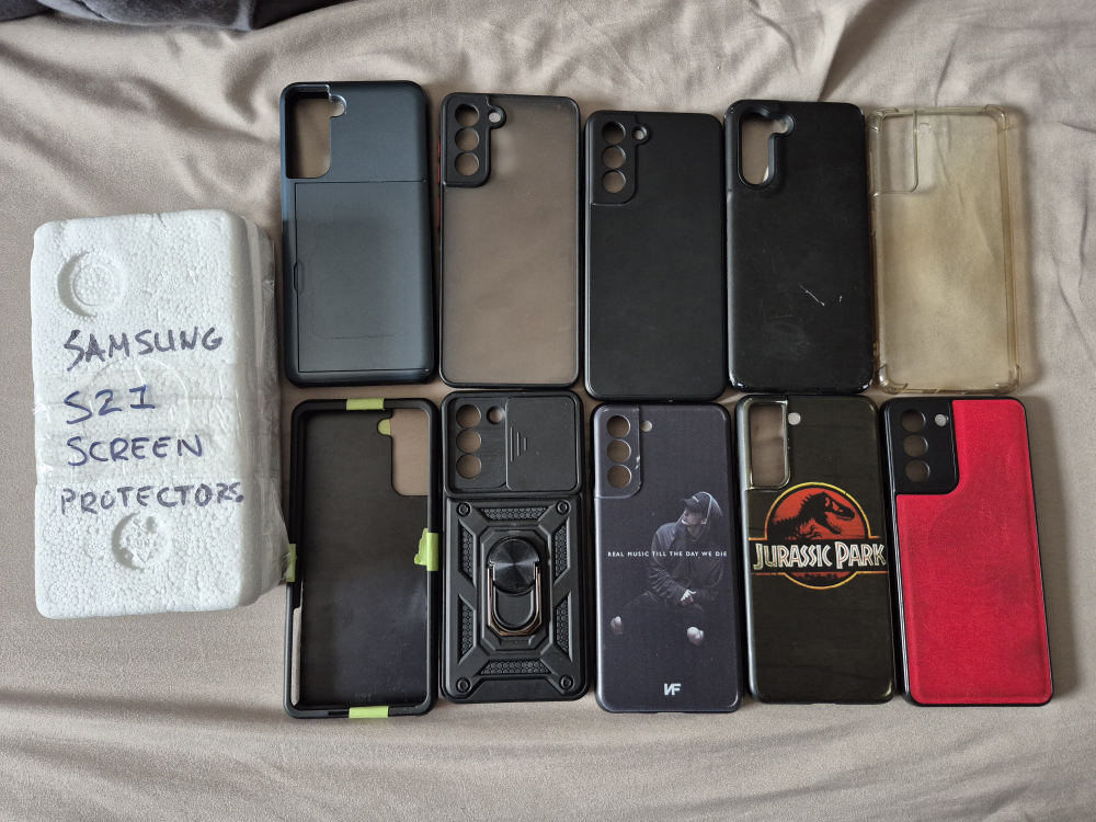 Samsung S21 Screen Protectors & Cases Bundle - photo 2