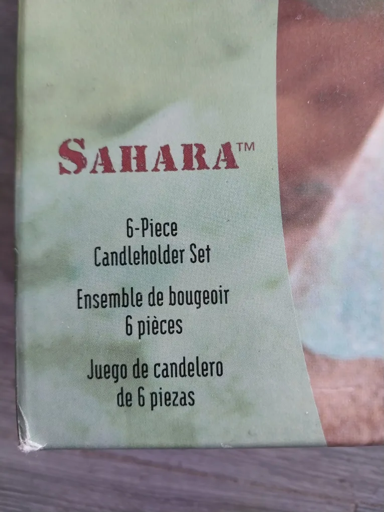 Giftable! Colony Sahara 6-Piece Candleholder Set. Firm price. image indicator(3)