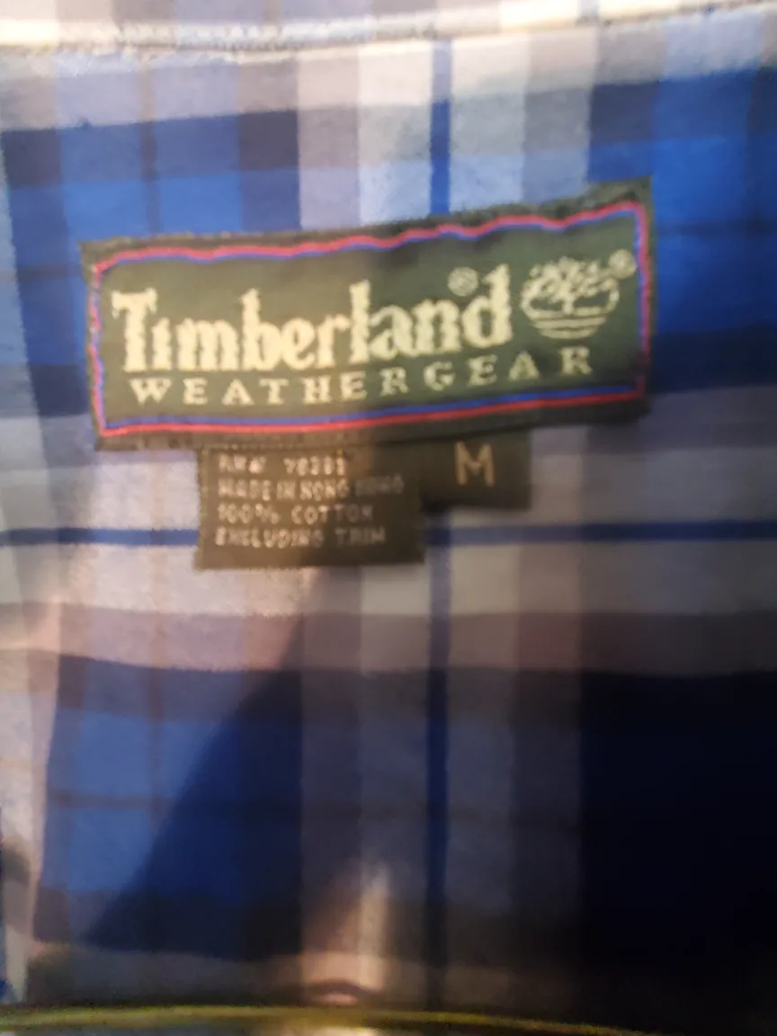 Timberland Cotton Shirt (Medium) Long Sleeve image indicator(3)