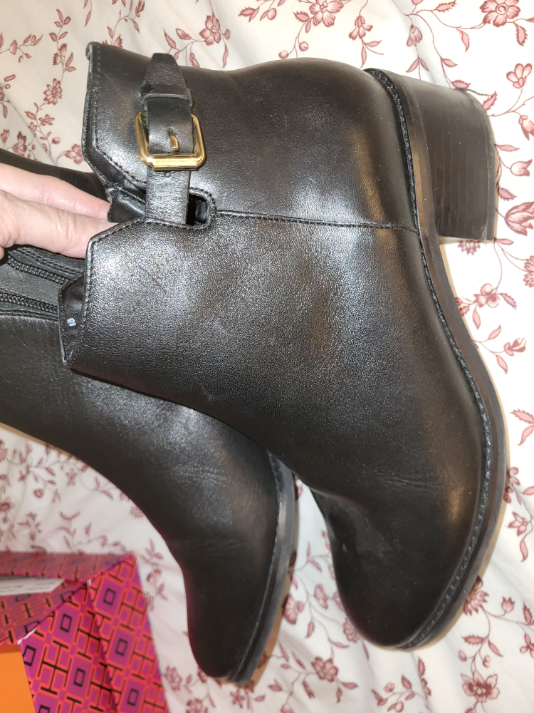 Cole Haan Women's Black Leather Ankle Boots