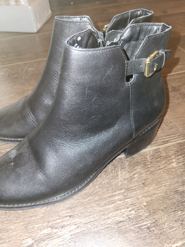 Cole Haan Women's Black Leather Ankle Boots - photo 3