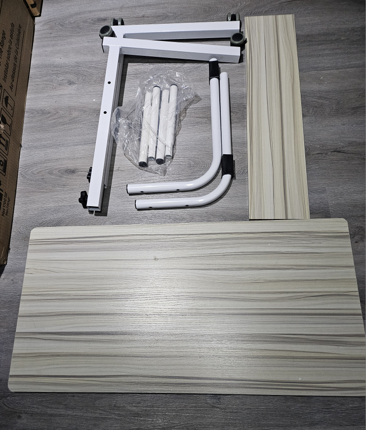 Adjustable Rolling Laptop Desk - Easy Assembly - photo 3