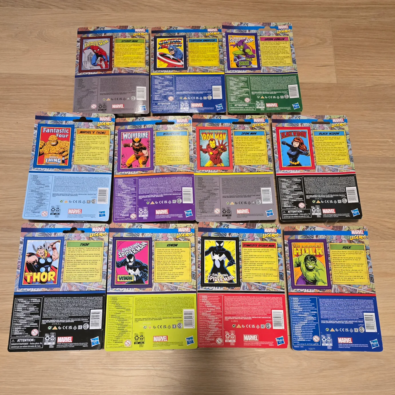 Lot of 11 Retro Marvel Legends 3.75 Inch Action Figure By Kenner image indicator(6)