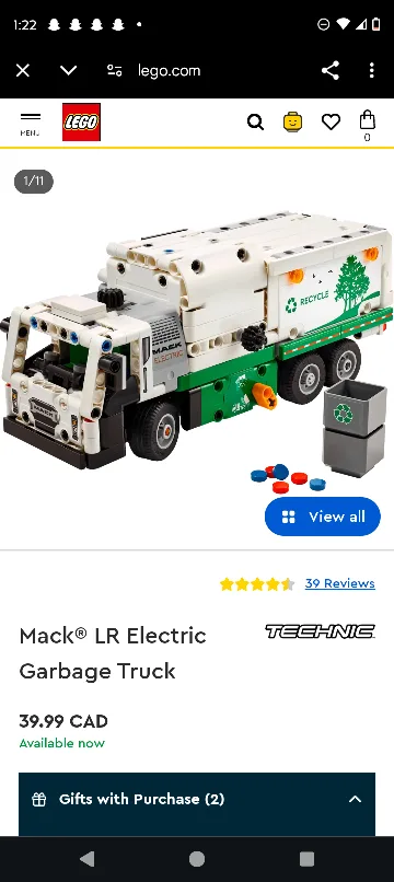 LEGO Technic Mack LR Electric Garbage Truck 42167 image indicator(2)