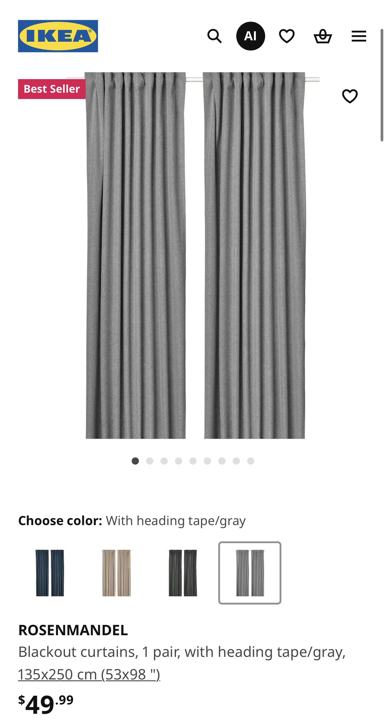 Ikea blackout curtains