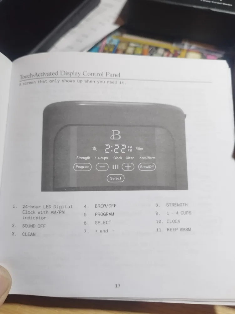 Brand New Beautiful Pro Series 14-Cup Programmable Coffee Maker image indicator(9)