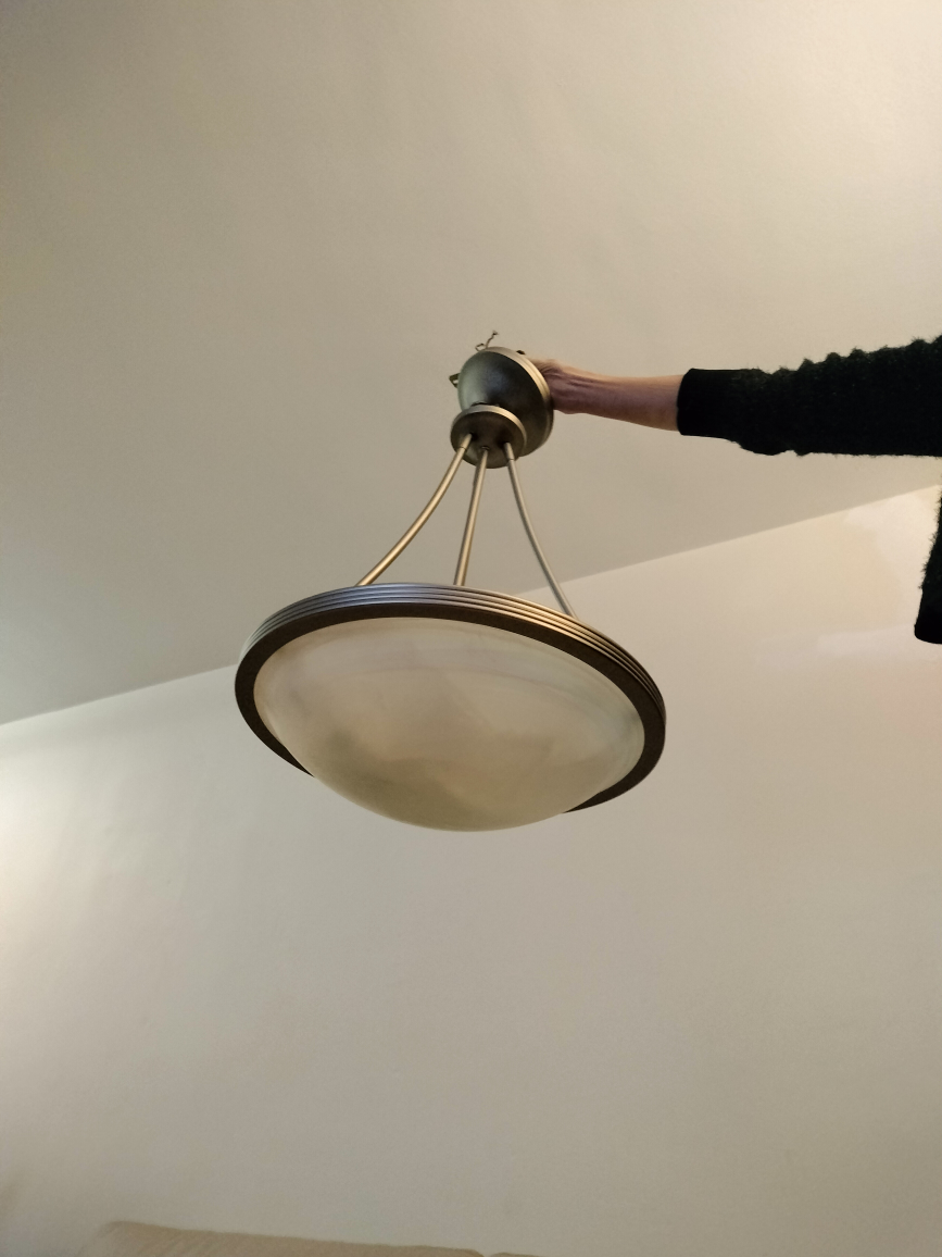 Modern Brushed Nickel Chandelier - photo 2