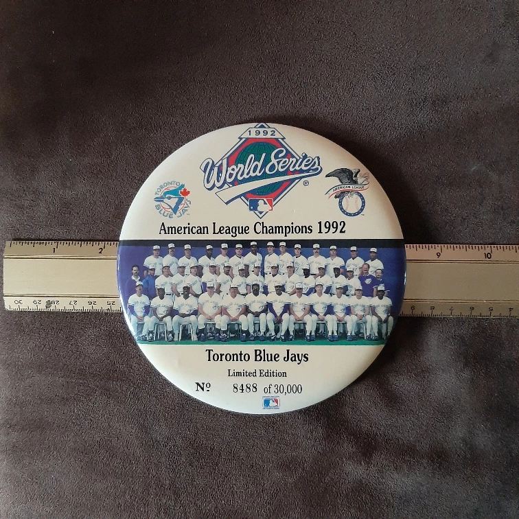 1992 Toronto Blue Jays World Series Commemorative Pin
