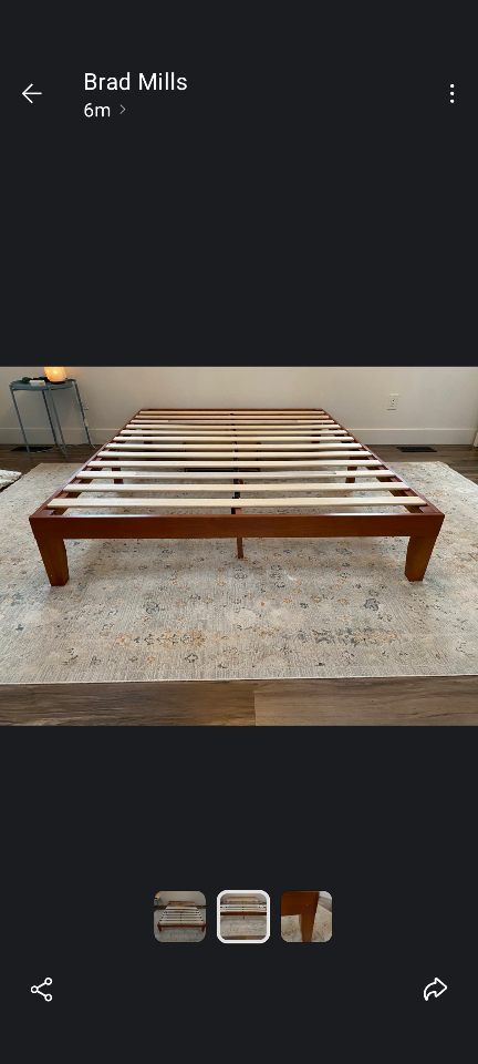Queen Wooden Bed Frame
