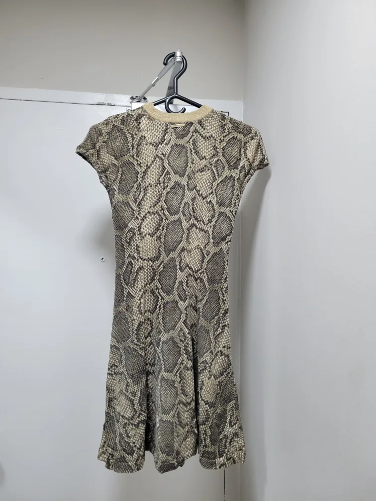 Michael Michael Kors Snakeskin Print Mini Dress XXS image indicator(2)