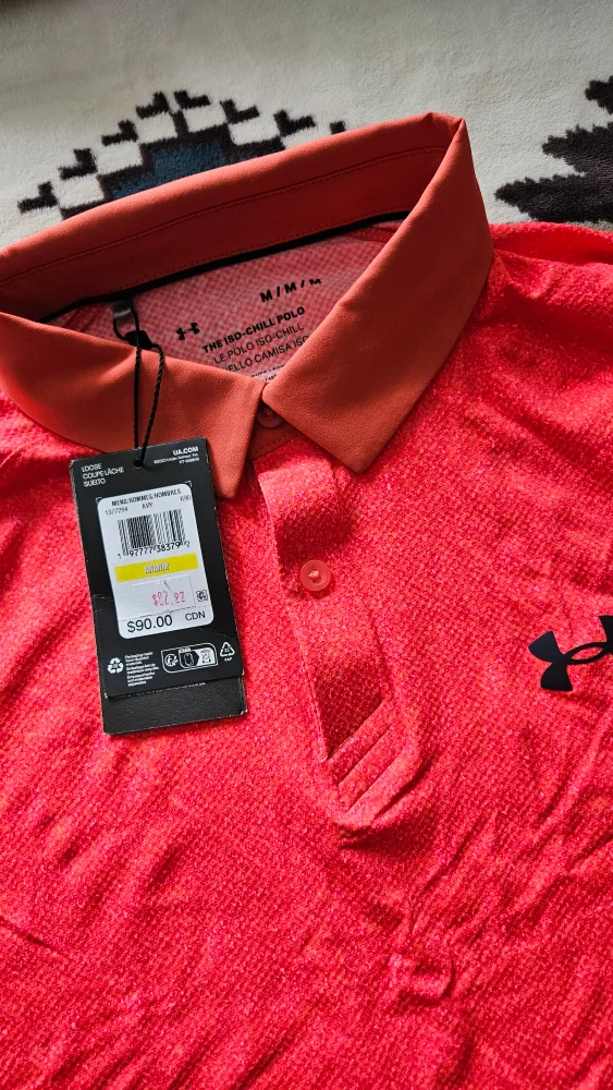 Under Armour Iso-Chill Polo Shirt - Red - Men's Medium image indicator(2)