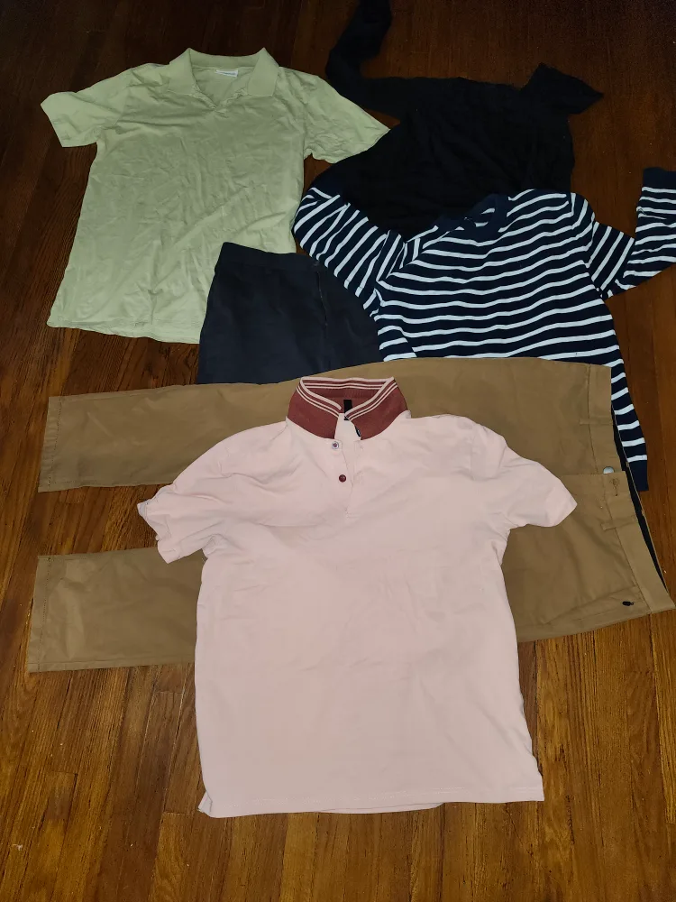 Men's Clothing Bundle: Shirts, Pants & Sweater image indicator(4)