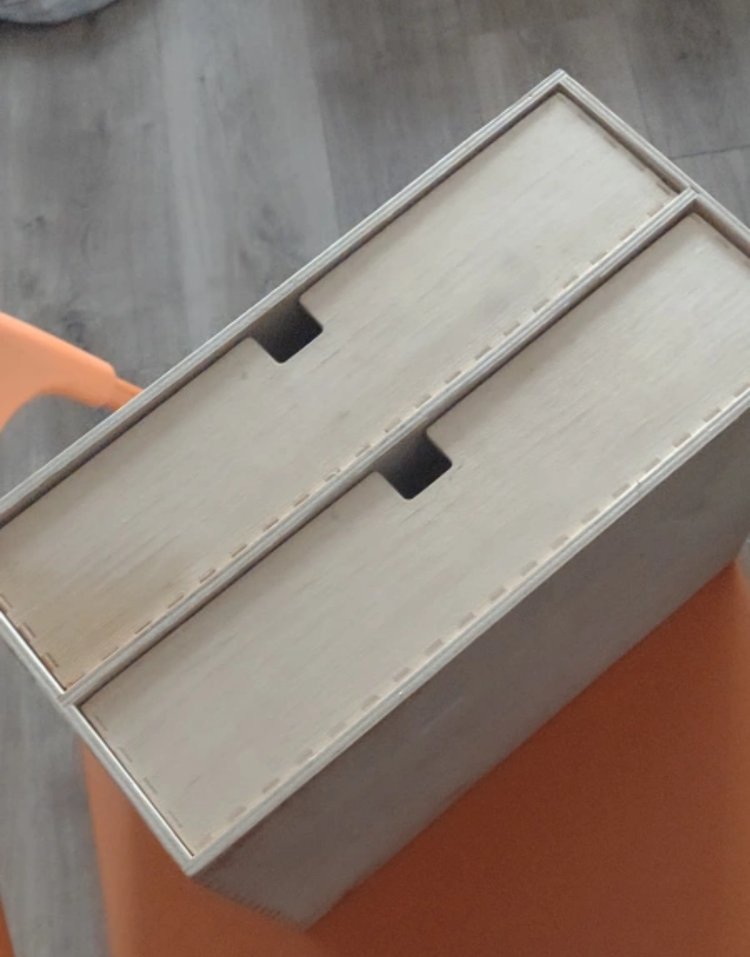 Wooden box with two drawers - photo 3
