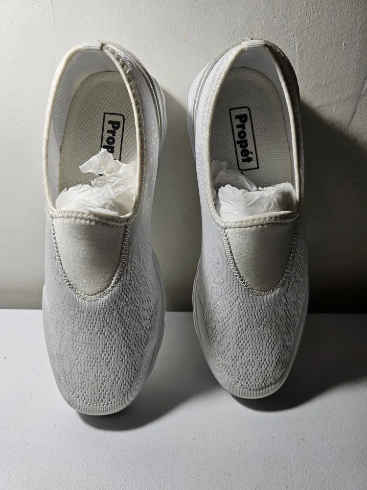 Propet Women's Slip-On Walking Shoes - White image indicator(4)