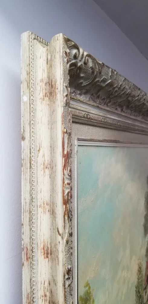 Vintage Framed Landscape Painting image indicator(2)