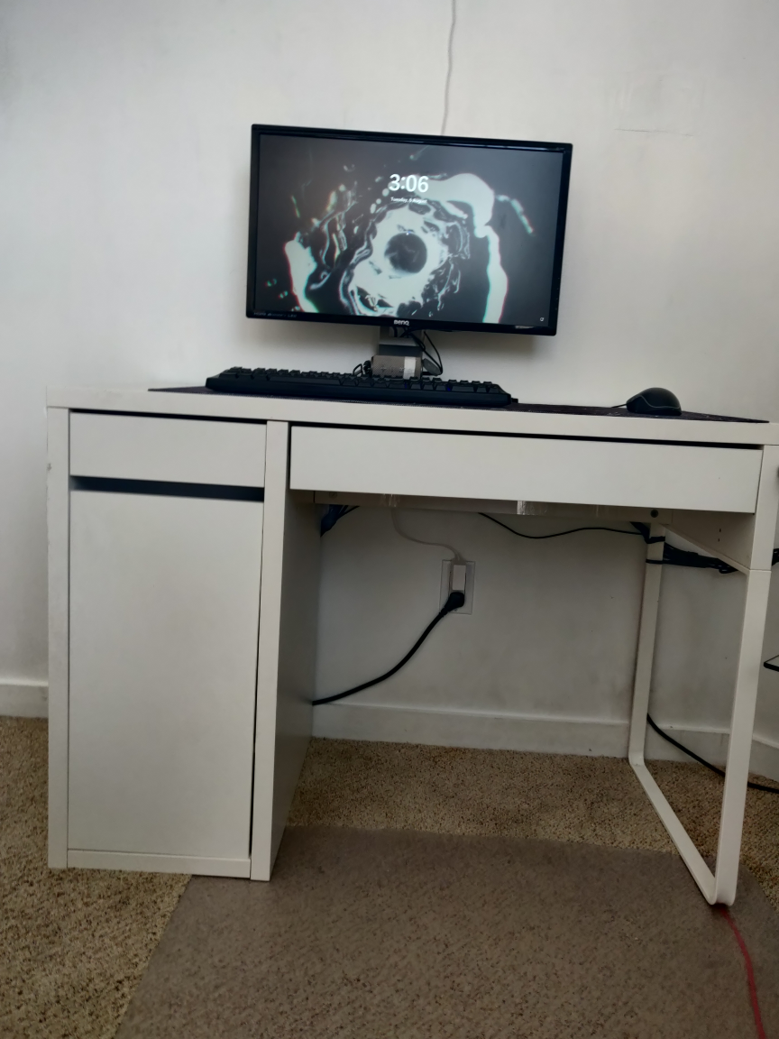 IKEA MICKE White Desk - photo 4