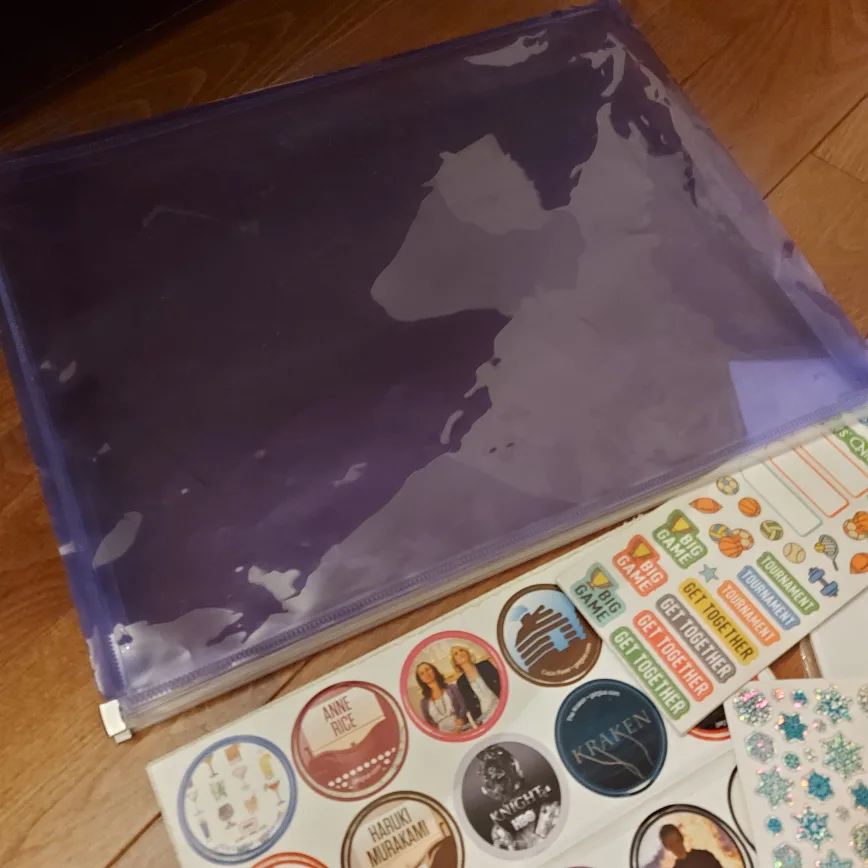 Bundle of stickers with plastic sleeve image indicator(2)