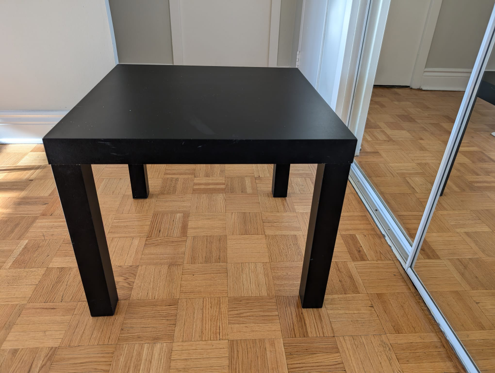 Black Square Coffee Table