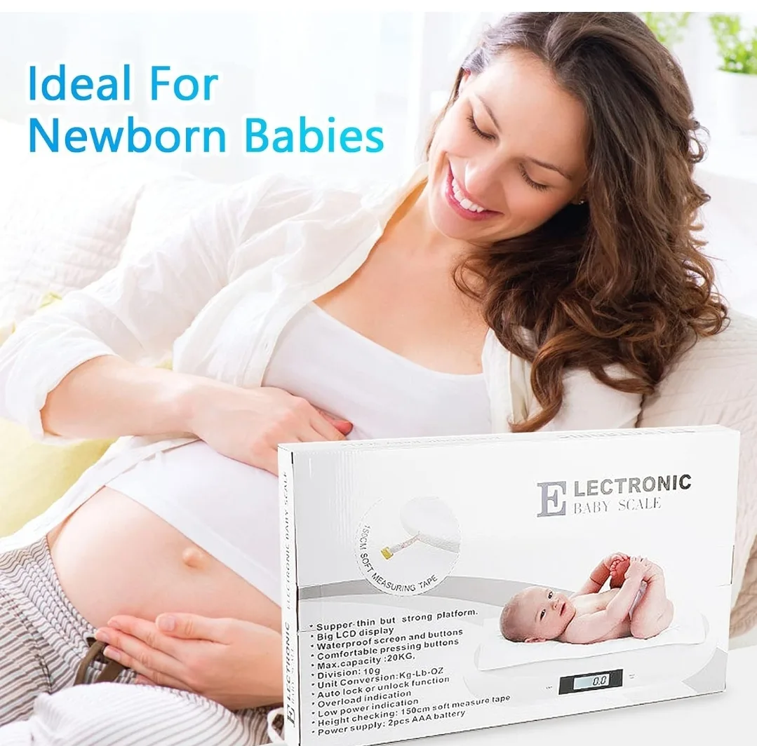 3-in-1 Digital Baby, Pet & Food Scale with LCD & Hold image indicator(5)