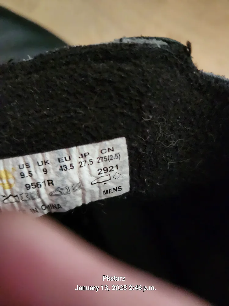 Men's Timberland Black Leather Boots image indicator(5)