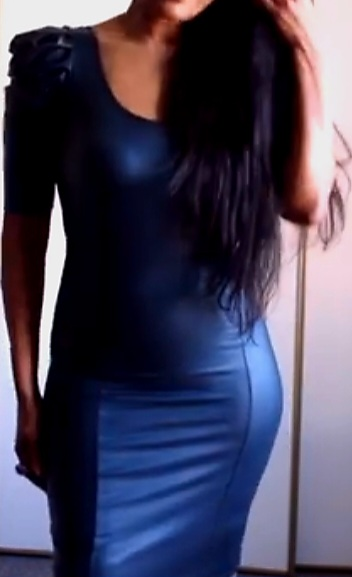 Faux Leather Dress - photo 2