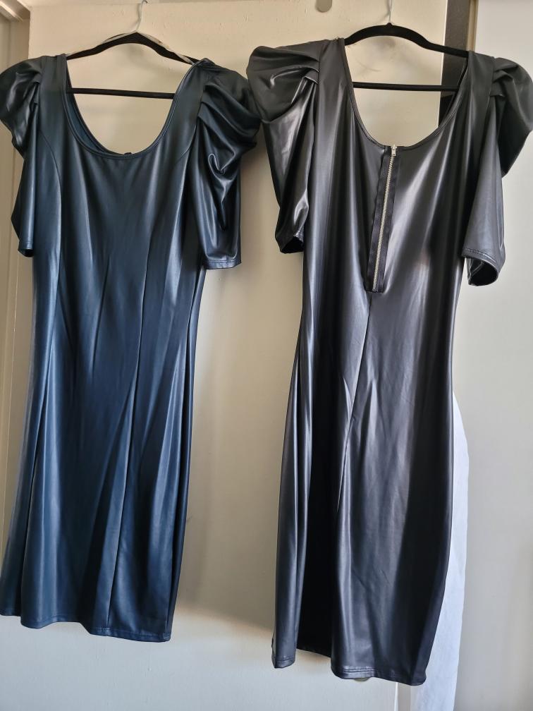 Faux Leather Dress - photo 5