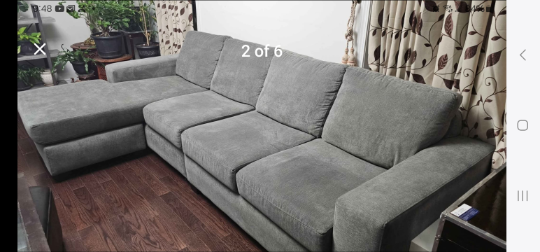 Grey Sectional Sofa - photo 3