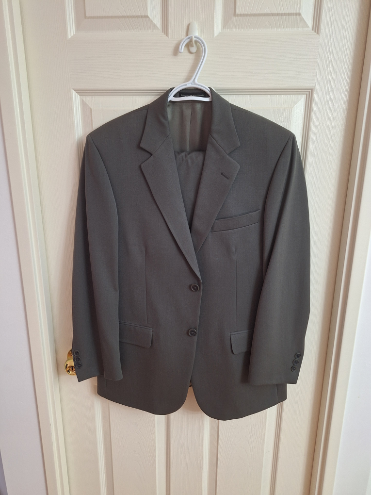 Moores Brand Suit - Dark Olive Green - Dress Pant Included - photo 5