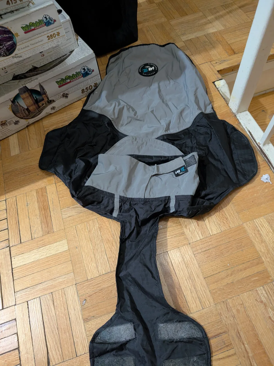 Woof concept windbreaker jacket dog size 24 Navy & reflective image indicator(2)