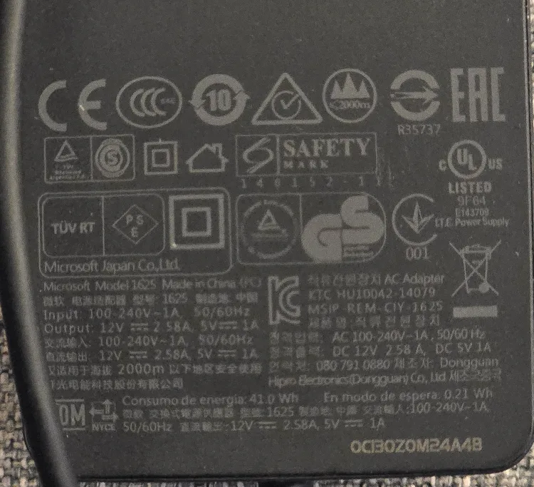 Microsoft Surface Power Supply image indicator(2)