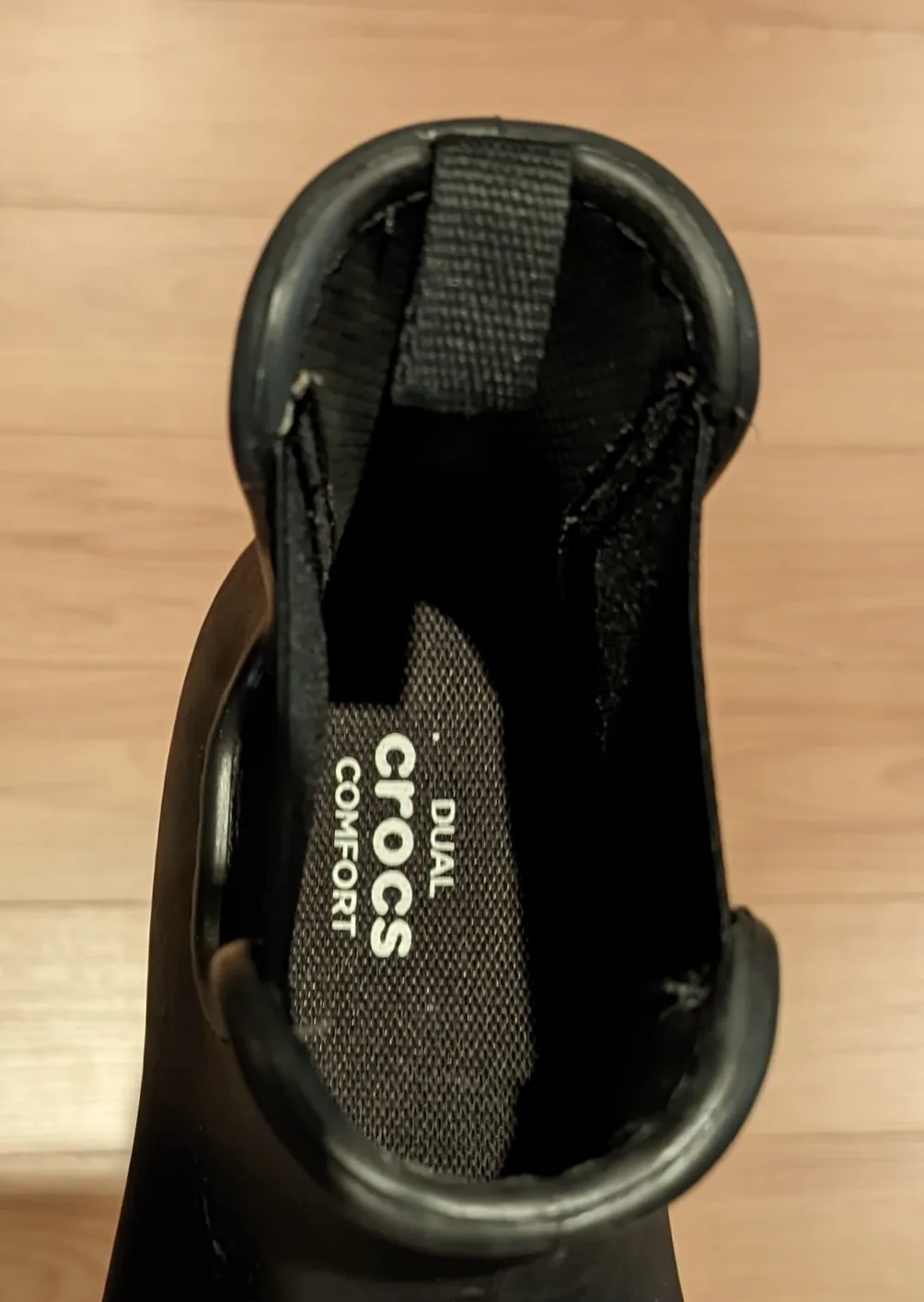 Black Crocs Women's Freesail Chelsea Ankle/Rain Boots (Size W5) image indicator(5)