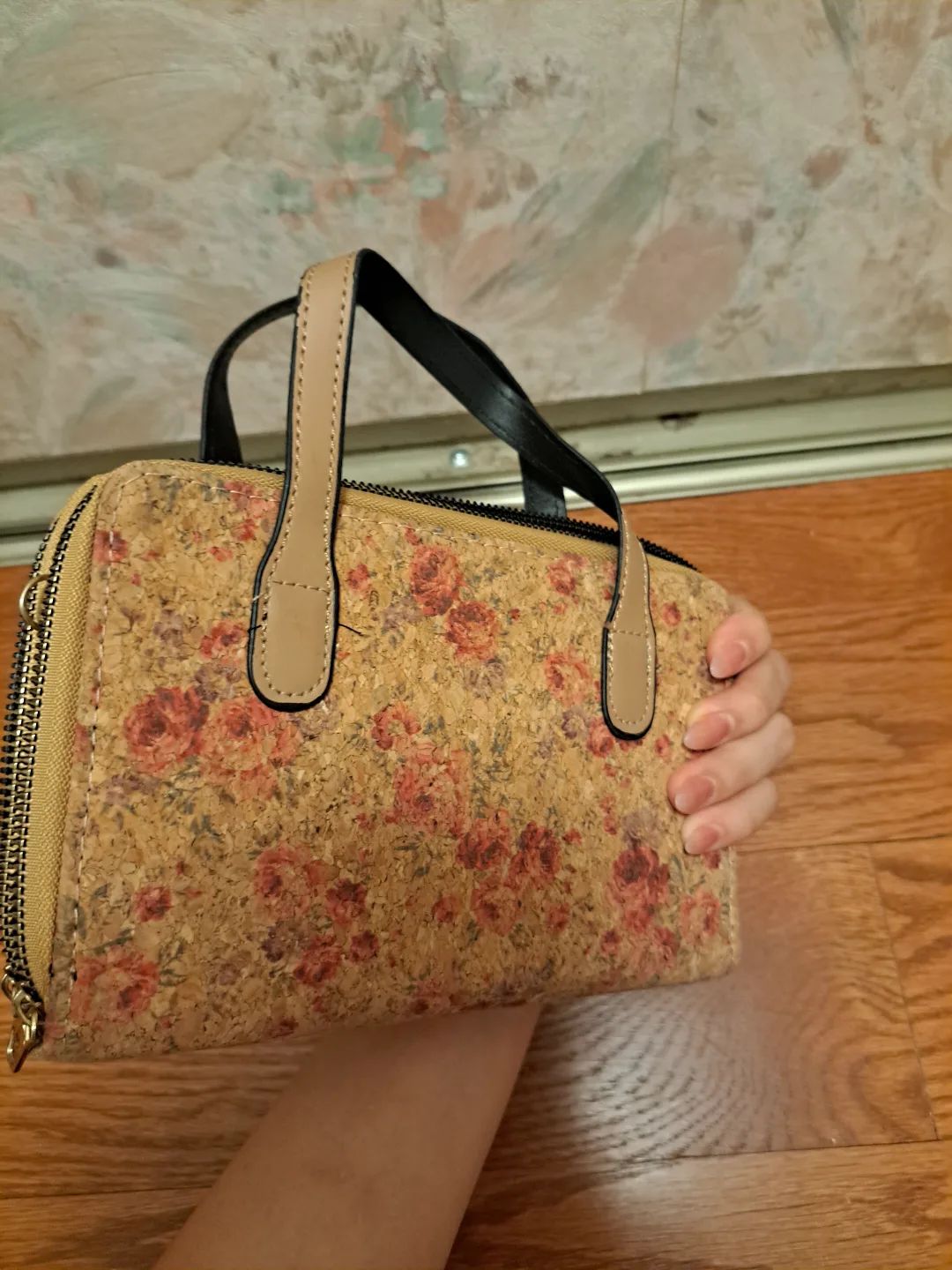 Floral Cork Handbag image indicator(3)