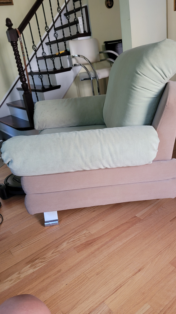 Comfortable Armchair - Two-Toned Beige and Green - photo 4