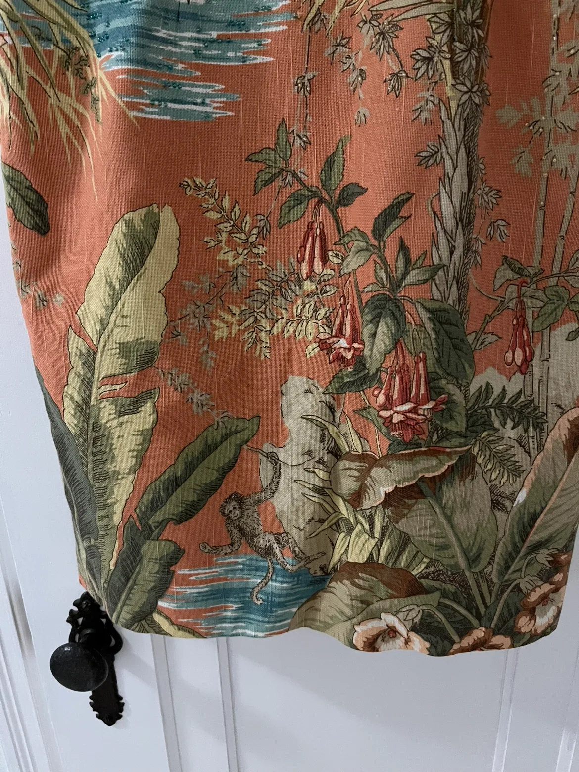 Tropical Print Sleeveless Dress image indicator(5)