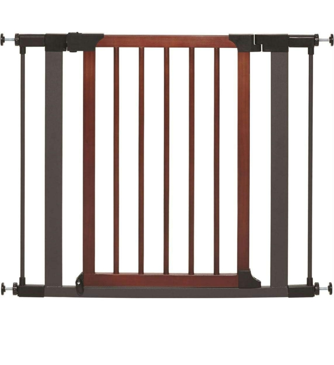 Steel Pet Gate w Textured Graphite