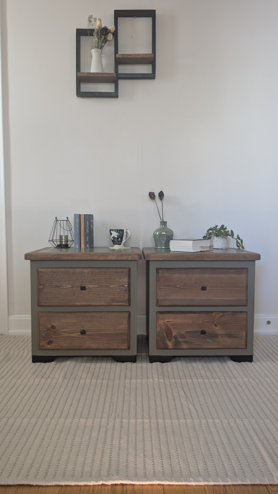 Refinished Nightstand Set