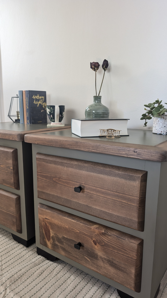 Refinished Nightstand Set - photo 2