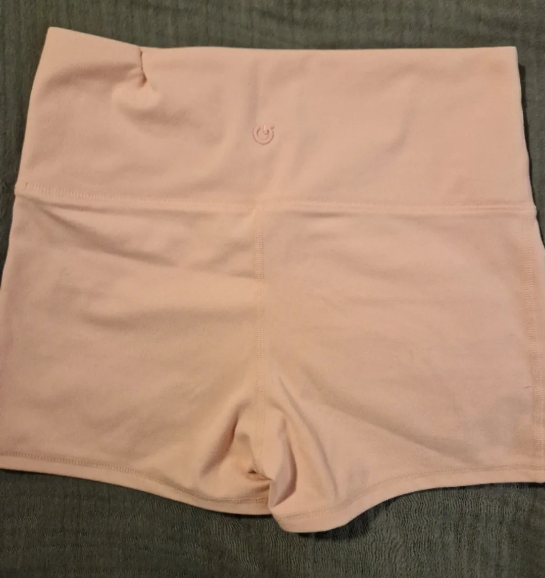 Garage Pink High Waisted Shorts image indicator(3)