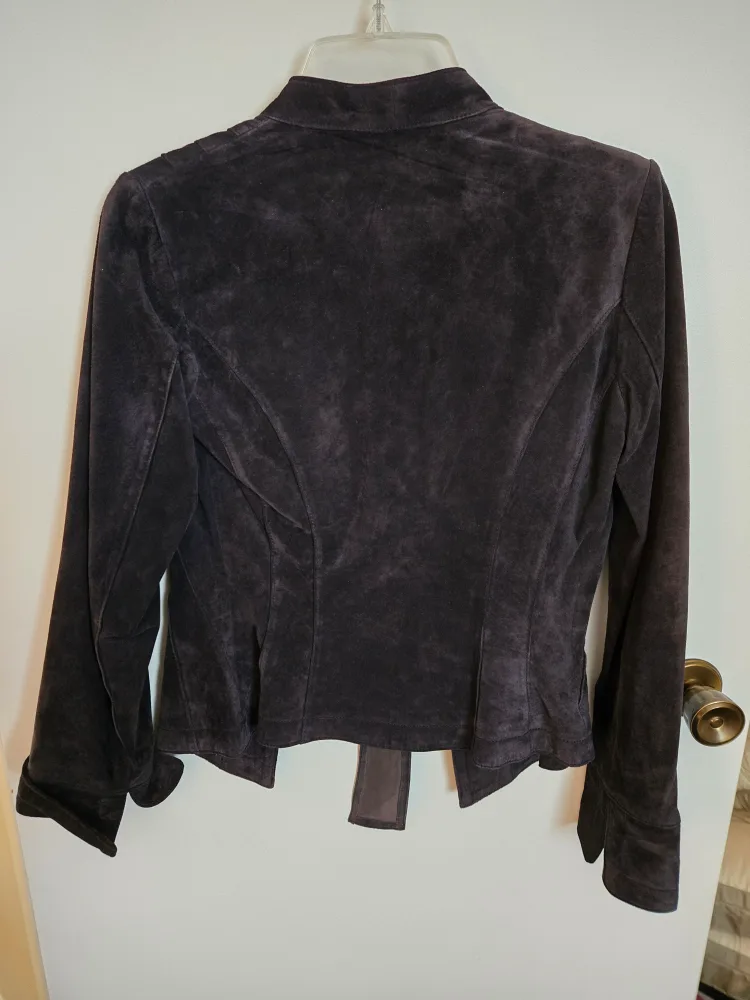 Danier Suede Jacket and skirt suit - Purple image indicator(4)