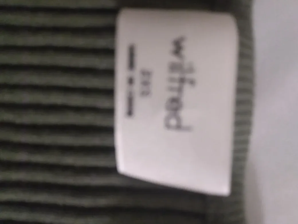 Wilfred Olive Green Ribbed Knit Wrap Top-2XS image indicator(5)