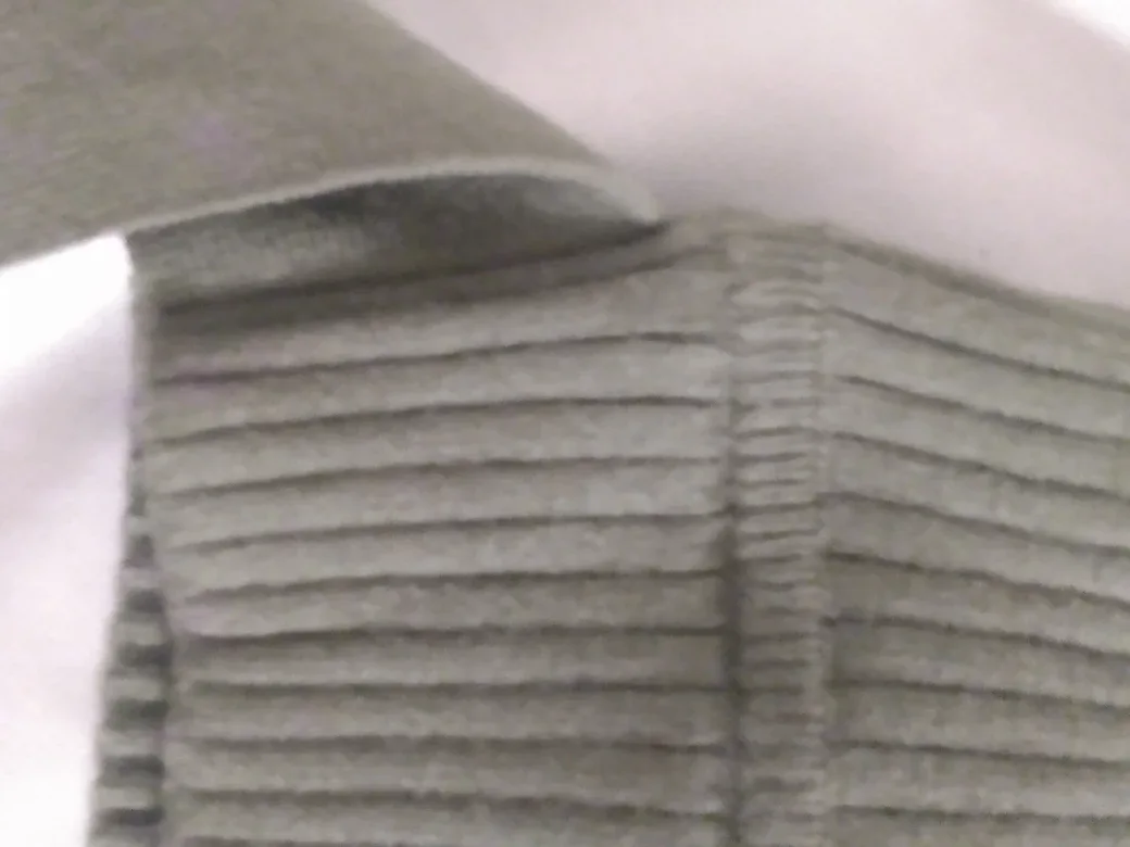 Wilfred Olive Green Ribbed Knit Wrap Top-2XS image indicator(7)